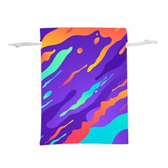 Multicolored-abstract-background Lightweight Drawstring Pouch (l) by Salman4z