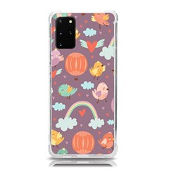 Cute-seamless-pattern-with-doodle-birds-balloons Samsung Galaxy S20plus 6 7 Inch Tpu Uv Case by Salman4z