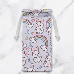 Seamless-pattern-with-cute-rabbit-character Jewelry Bag by Salman4z