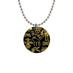 Golden-indian-traditional-signs-symbols 1  Button Necklace by Salman4z
