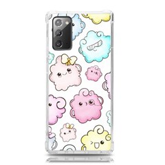 Cute-doodle-cartoon-seamless-pattern Samsung Galaxy Note 20 Tpu Uv Case by Salman4z