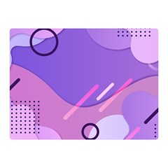 Colorful-abstract-wallpaper-theme Two Sides Premium Plush Fleece Blanket (mini) by Salman4z