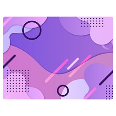 Colorful-abstract-wallpaper-theme Two Sides Premium Plush Fleece Blanket (extra Small) by Salman4z