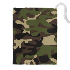 Texture-military-camouflage-repeats-seamless-army-green-hunting Drawstring Pouch (5xl) by Salman4z