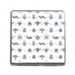 Insects-icons-square-seamless-pattern Memory Card Reader (Square 5 Slot) Front