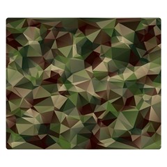 Abstract-vector-military-camouflage-background Two Sides Premium Plush Fleece Blanket (small) by Salman4z