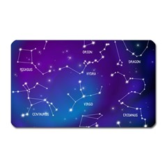 Realistic-night-sky-poster-with-constellations Magnet (rectangular) by Salman4z
