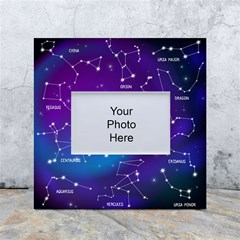 Realistic-night-sky-poster-with-constellations White Box Photo Frame 4  X 6  by Salman4z