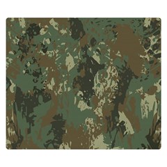 Camouflage-splatters-background Premium Plush Fleece Blanket (small) by Salman4z