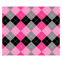 Seamless-argyle-pattern Two Sides Premium Plush Fleece Blanket (small) by Salman4z