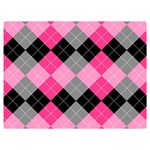 Seamless-argyle-pattern Two Sides Premium Plush Fleece Blanket (Extra Small) 40 x30  Blanket Back