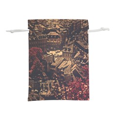Vintage Cityscape City Retro Old Lightweight Drawstring Pouch (s) by Salman4z