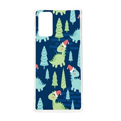 Cute Dinosaurs Animal Seamless Pattern Doodle Dino Winter Theme Samsung Galaxy Note 20 Tpu Uv Case by pakminggu
