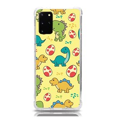 Seamless Pattern With Cute Dinosaurs Character Samsung Galaxy S20plus 6 7 Inch Tpu Uv Case by pakminggu