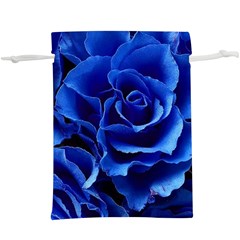 Blue Roses Flowers Plant Romance Blossom Bloom Nature Flora Petals Lightweight Drawstring Pouch (xl) by pakminggu