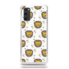 Lion Heads Pattern Design Doodle Samsung Galaxy S20 6 2 Inch Tpu Uv Case by pakminggu