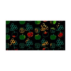 Apples Honey Honeycombs Pattern Yoga Headband by pakminggu