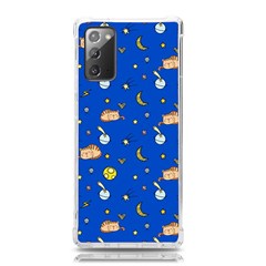 Cat Animals Sleep Stars Seamless Background Samsung Galaxy Note 20 Tpu Uv Case by pakminggu