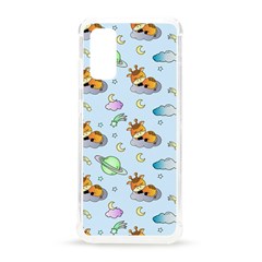 Pattern Giraffe Animal Seamless Scrapbooking Blue Samsung Galaxy S20 6 2 Inch Tpu Uv Case by pakminggu