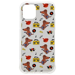 Background Pattern Texture Design Dog Music Iphone 12/12 Pro Tpu Uv Print Case by pakminggu