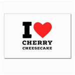 I love cherry cheesecake Postcard 4 x 6  (Pkg of 10) Front