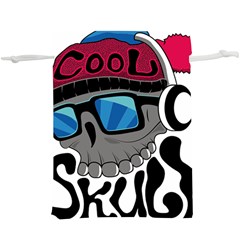 Cool Skull Lightweight Drawstring Pouch (xl) by pakminggu