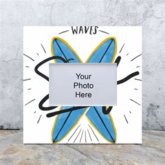 Wave Surfing Surfboard Surfing White Box Photo Frame 4  X 6  by pakminggu