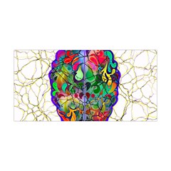 Brain Head Mind Man Silhouette Yoga Headband by pakminggu