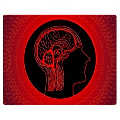 Artificial Intelligence Brain Think Two Sides Premium Plush Fleece Blanket (medium) by pakminggu
