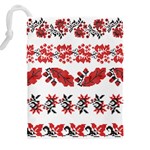 Ukraine Scheme Pattern Kit Ornament Plants Drawstring Pouch (5XL) Back