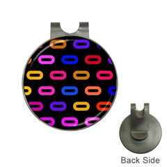 Pattern Background Structure Black Hat Clips With Golf Markers by danenraven