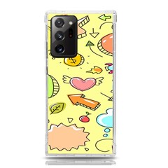 Cute Sketch Child Graphic Funny Samsung Galaxy Note 20 Ultra Tpu Uv Case by danenraven