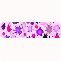 Inks Drops Black Paint Design Large Bar Mat by danenraven