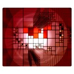 Pattern Structure Light Patterns Two Sides Premium Plush Fleece Blanket (Small) 50 x40  Blanket Back