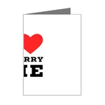 I love cherry pie Mini Greeting Card Left