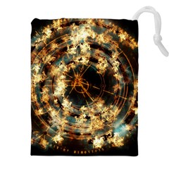 Science Fiction Background Fantasy Drawstring Pouch (5xl) by danenraven