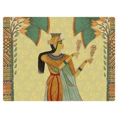 Egyptian Design Man Artifact Royal Premium Plush Fleece Blanket (extra Small) by Mog4mog4