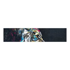 Angry Male Lion Roar Velvet Scrunchie by Mog4mog4