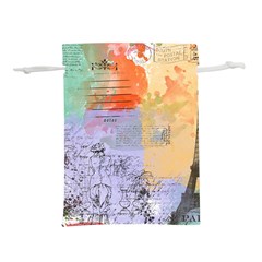 Scrapbook Paris Vintage France Lightweight Drawstring Pouch (m) by Mog4mog4