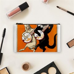 Vintage Poster Ad Retro Design Cosmetic Bag (small) by Mog4mog4