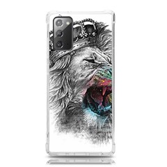 Lion King Head Samsung Galaxy Note 20 Tpu Uv Case by Mog4mog4