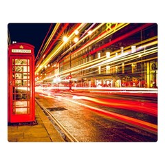 Telephone Booth Red London England Two Sides Premium Plush Fleece Blanket (large) by Mog4mog4
