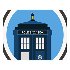 Doctor Who Tardis Two Sides Premium Plush Fleece Blanket (large) by Mog4mog4