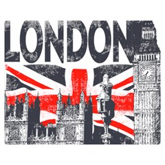 Big Ben City Of London Premium Plush Fleece Blanket (medium) by Mog4mog4