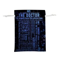 Doctor Who Tardis Lightweight Drawstring Pouch (m) by Mog4mog4