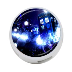 Tardis Background Space 4-port Usb Hub (one Side) by Mog4mog4