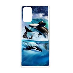 Orca Wave Water Underwater Samsung Galaxy Note 20 Tpu Uv Case by Mog4mog4