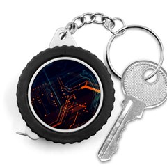 Abstract Colorful Circuit Measuring Tape by Bakwanart