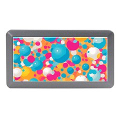Circles Art Seamless Repeat Bright Colors Colorful Memory Card Reader (mini) by 99art