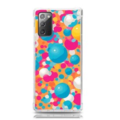 Circles Art Seamless Repeat Bright Colors Colorful Samsung Galaxy Note 20 Tpu Uv Case by 99art